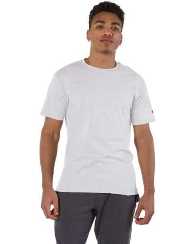 Russell Athletic Men's Short-Sleeve Cotton T-Shirt Adult Large / Ash