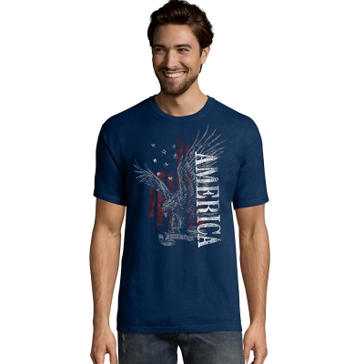 Mens Eagle America Graphic Tee