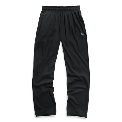 Champion Authentic Mens Open Bottom Jersey Pants