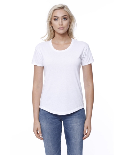 Startee Drop Ship St1420 Ladies' Cvc Melrose High Low T ...