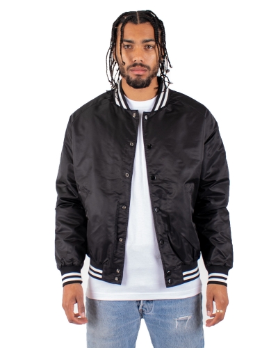 Shaka Wear Drop Ship SHVBJ Men's Varsity Bomber Jacket