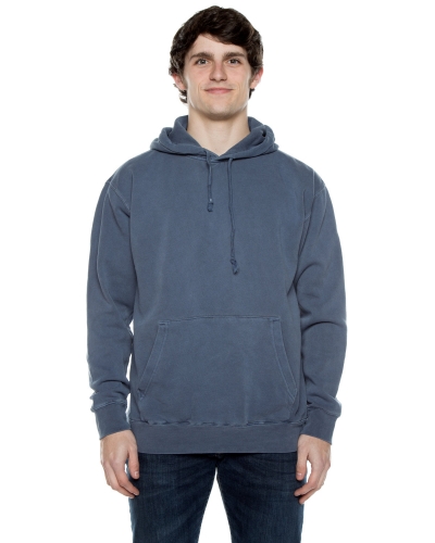 Beimar Drop Ship PDF102R Unisex 8.25 oz. 80/20 Cotton/Poly Pigment-Dyed Hooded Sweatshirt