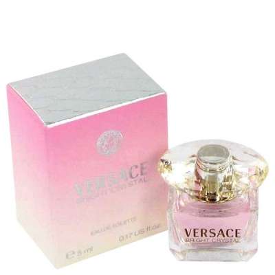 Bright Crystal by Versace Mini EDT .17 oz For Women