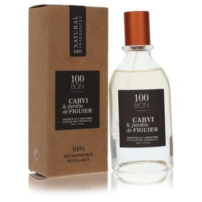 100 Bon Carvi & Jardin De Figuier by 100 Bon Concentree De Parfum Spray (Unisex Refillable) 1.7 oz F