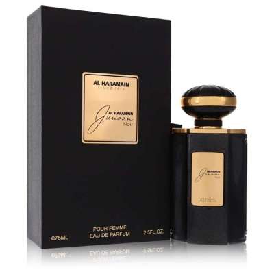 Al Haramain Junoon Noir by Al Haramain Eau De Parfum Spray 2.5 oz For Women