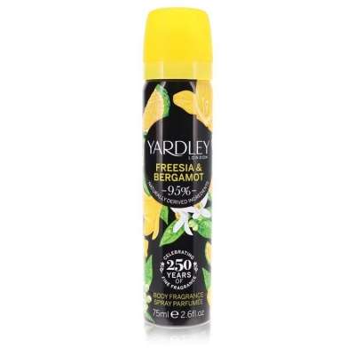 Yardley Freesia & Bergamot by Yardley London Body Fragrance Spray 2.6 oz For Women