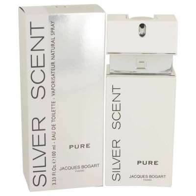 Silver Scent Pure by Jacques Bogart Eau De Toilette Spray 3.4 oz For Men