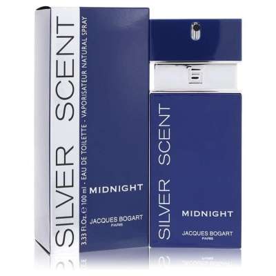 Silver Scent Midnight by Jacques Bogart Eau De Toilette Spray 3.4 oz For Men