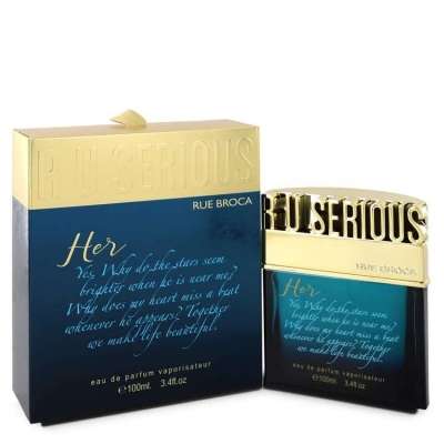 R U Serious Her by Rue Broca Eau De Parfum Spray 3.4 oz For Women