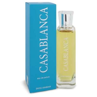 Casablanca by Swiss Arabian Eau De Parfum Spray (Unisex) 3.4 oz For Women