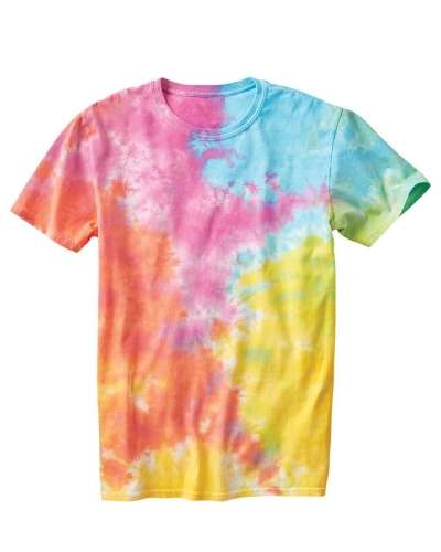 Dyenomite 640VR Slushie Crinkle Tie-Dyed T-Shirt