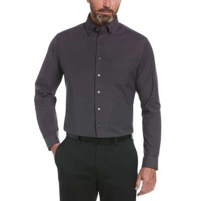 Perry Ellis Men's  Heathered Woven Shirt