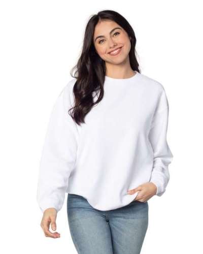 chicka-d 443CK Ladies' Corded Crew Sweatshirt