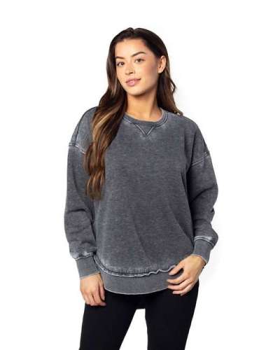 chicka-d 480 Ladies' Burnout Campus Pullover