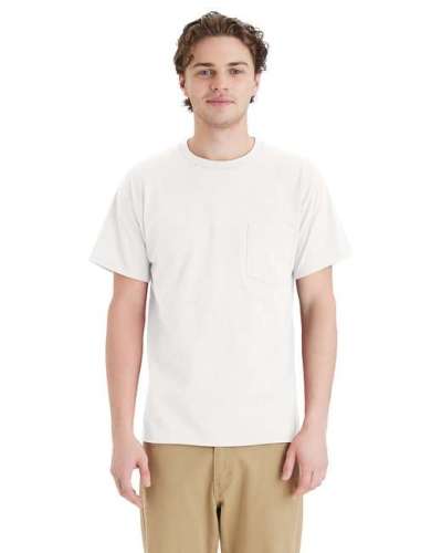 Hanes 5290P Unisex Essential Pocket T-Shirt