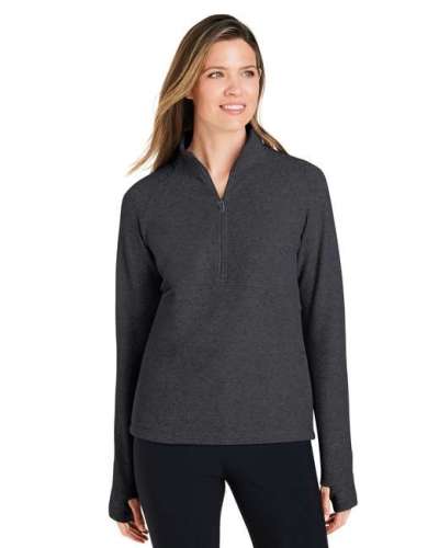 North End NE725W Ladies' Spirit Textured Quarter-Zip