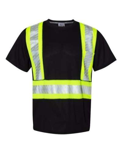 EV Series? Enhanced Visibility Contrast Pocket T-Shirt