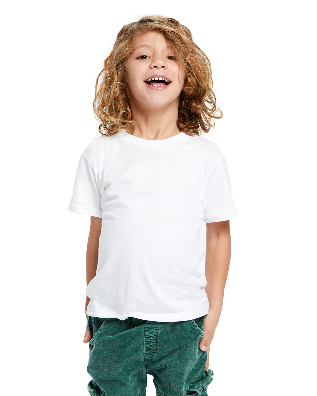 US Blanks Toddler Organic Cotton Crewneck T-Shirt - US2001K