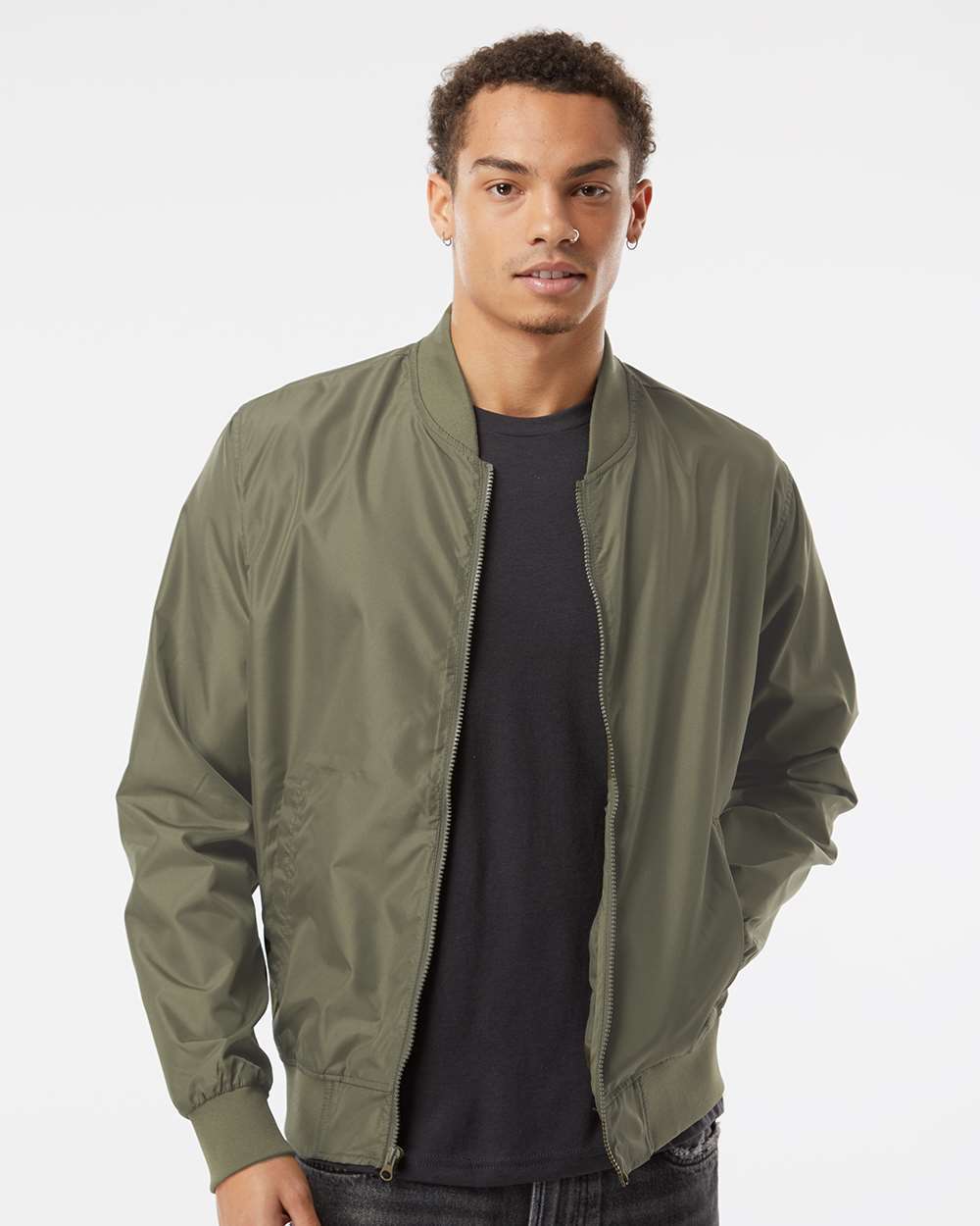 Independent Trading Co. EXP52BMR Lightweight Bomber Jacket