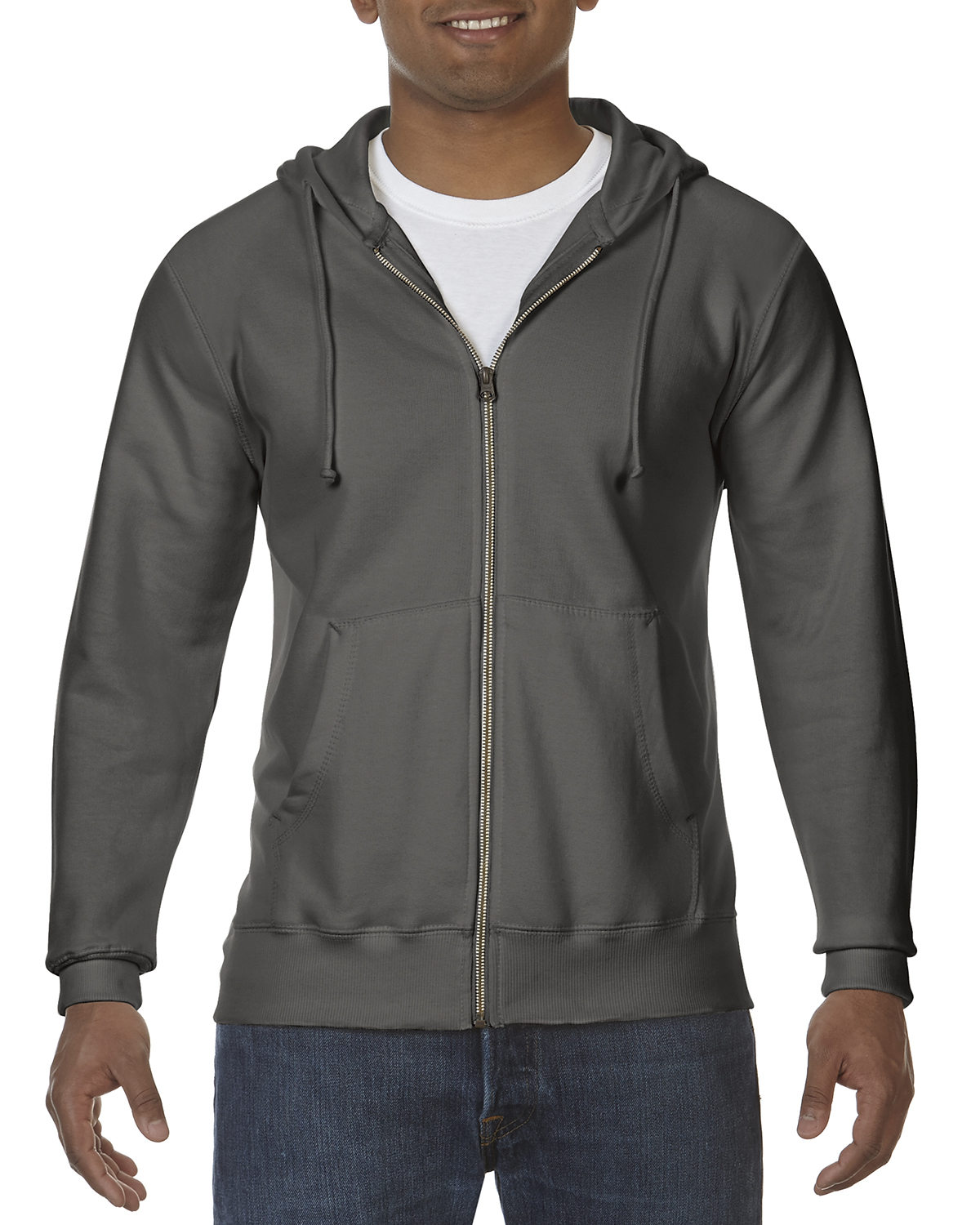 comfort colors zip up hoodie