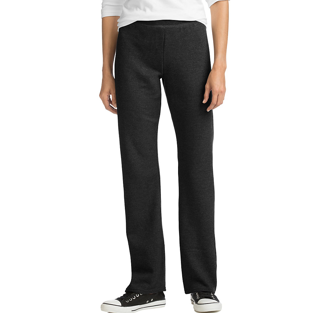 women's open leg sweatpants