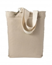 Authentic Pigment 1906 14 oz. Direct-Dyed Raw-Edge Tote