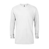 Delta Platinum Adult Slub Long Sleeve Crew Neck Tee