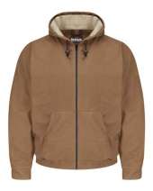 Brown Duck Hooded Jacket - EXCEL FR? ComforTouch? - Tall Sizes