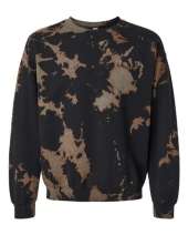 Essential Fleece Bleach Wash Crewneck Sweatshirt